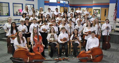 Williams Middle School Chamber Orchestra Wins Varsity Sweepstakes at UIL Contest 